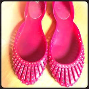 STUART WEITZMAN Jewelled jelly flat